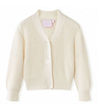 Kids' Cardigan Knitted Snow White 104