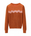 Kids' Sweater Knitted Cognac 116
