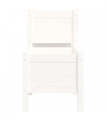 Planter White 178.5x44x75 cm Solid Wood Pine