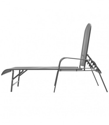 Sun Lounger Steel Anthracite