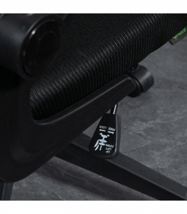 Vinsetto Mesh Office Chair Computer Chair with Lumbar Support, Swivel Wheels