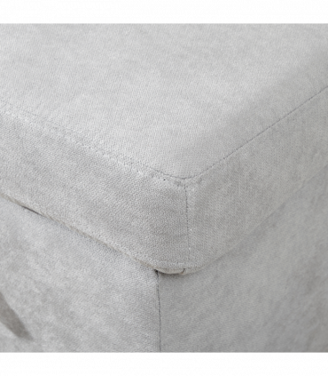 HOMCOM Pull Out Sofa Bed L Shape Corner Sofa w/ Reversible Chaise Light Grey