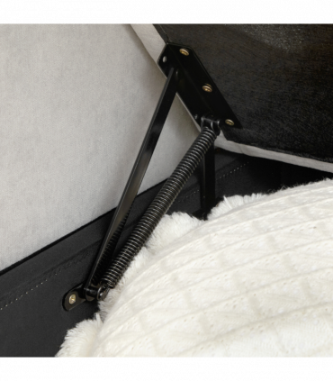 HOMCOM Pull Out Sofa Bed L Shape Corner Sofa w/ Reversible Chaise Light Grey