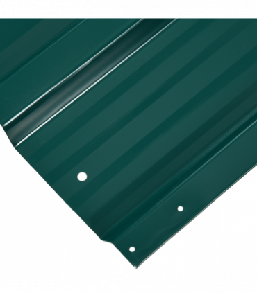 Outsunny Pack of 12 Metal Roofing Sheets for Greenhouse and Shed, Green