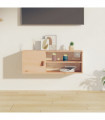 Wall Cabinet 80x30x30 cm Solid Wood Pine