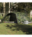 vidaXL Family Tent Dome 6-Person Camouflage Waterproof