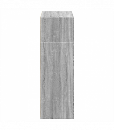 vidaXL Highboard Grey Sonoma 70x41x124 cm Engineered Wood