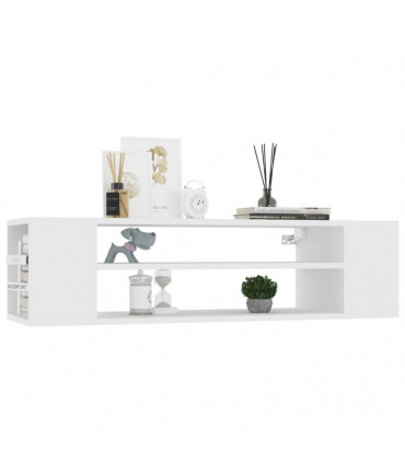 Hanging TV Cabinet White 100x30x26.5 cm Engineered Wood