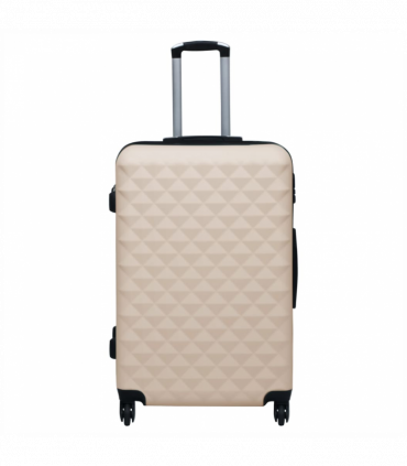Hardcase Trolley Set 2 pcs Gold ABS