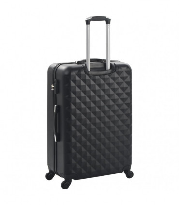 Hardcase Trolley Set 3 pcs Black ABS
