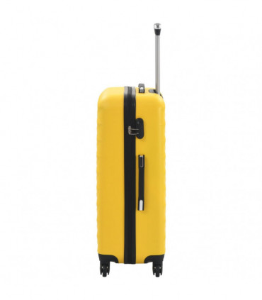 Hardcase Trolley Set 3 pcs Yellow ABS