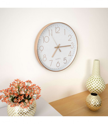 Wall Clock 30 cm Rose Gold