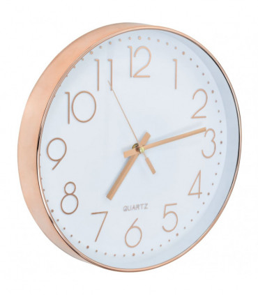 Wall Clock 30 cm Rose Gold