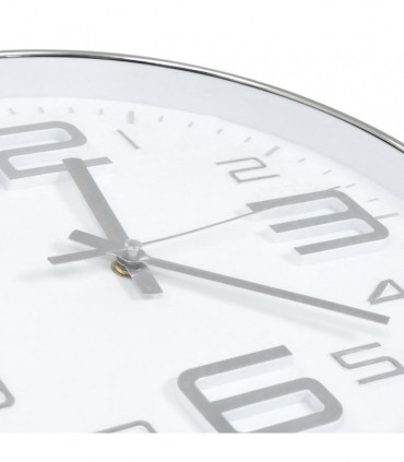 Wall Clock 30 cm Silver