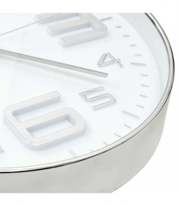 Wall Clock 30 cm Silver