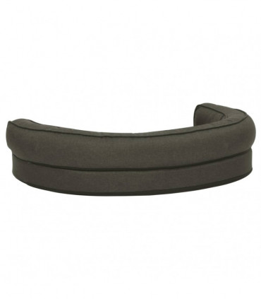 Ergonomic Dog Bed Mattress 75x53 cm Linen Look Dark Grey