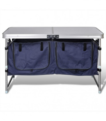 Foldable Camping Cupboard with Aluminium Frame