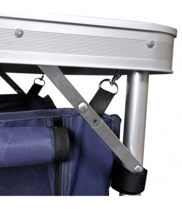 Foldable Camping Cupboard with Aluminium Frame