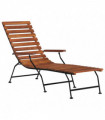 vidaXL Outdoor Deck Chair Solid Acacia Wood