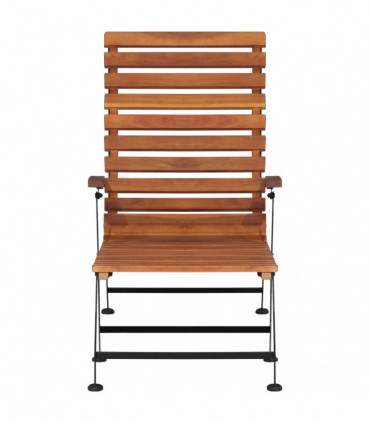 vidaXL Outdoor Deck Chair Solid Acacia Wood