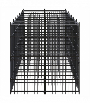 Outdoor Dog Kennel Steel 12.9 m�