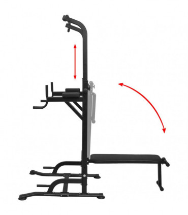 Power Tower with Sit-up Bench