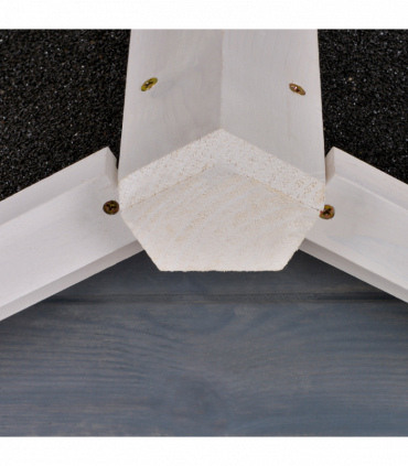 Rabbit Hutch Wood Bunny Cage for Outdoor Indoor w/ Pull Out Tray Run Box Ramp