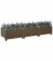 vidaXL Raised Bed 120x40x23 cm Polypropylene