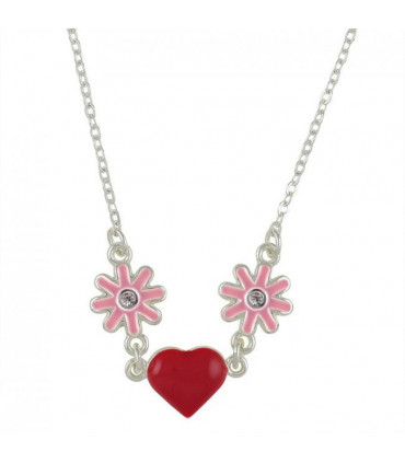 Ravel Little Gems Hearts and Flowers Watch, Necklace & Bracelet Set R2214N - CLEARANCE NEEDS RE-BATTERY