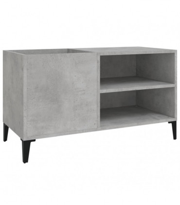 vidaXL Record Cabinet Concrete Grey 84.5x38x48 cm Engineered Wood