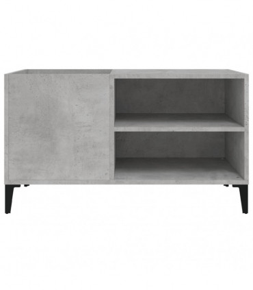 vidaXL Record Cabinet Concrete Grey 84.5x38x48 cm Engineered Wood
