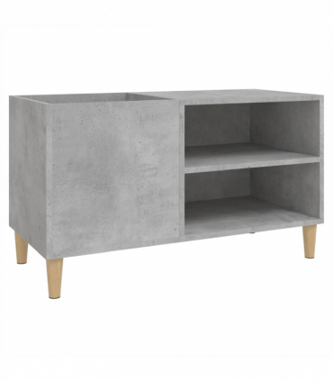 vidaXL Record Cabinet Concrete Grey 84.5x38x48 cm Engineered Wood