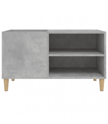 vidaXL Record Cabinet Concrete Grey 84.5x38x48 cm Engineered Wood