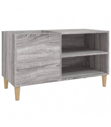 vidaXL Record Cabinet Grey Sonoma 84.5x38x48 cm Engineered Wood