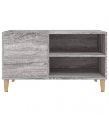 vidaXL Record Cabinet Grey Sonoma 84.5x38x48 cm Engineered Wood