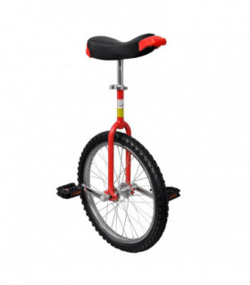Red Adjustable Unicycle 20 Inch