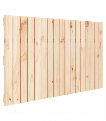 Wall Headboard 108x3x60 cm Solid Wood Pine
