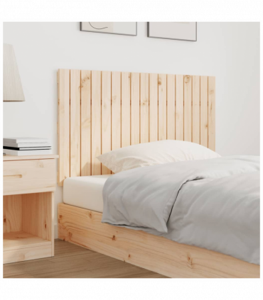 Wall Headboard 108x3x60 cm Solid Wood Pine