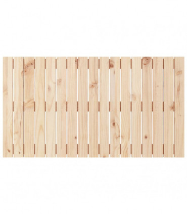 Wall Headboard 108x3x60 cm Solid Wood Pine