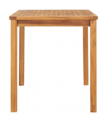 vidaXL Garden Dining Table 120x70x77 cm Solid Teak Wood