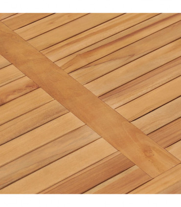 vidaXL Garden Dining Table 120x70x77 cm Solid Teak Wood