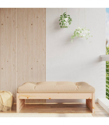 vidaXL Garden Footstool 120x80 cm Solid Wood Pine