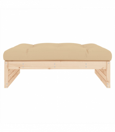 vidaXL Garden Footstool 120x80 cm Solid Wood Pine