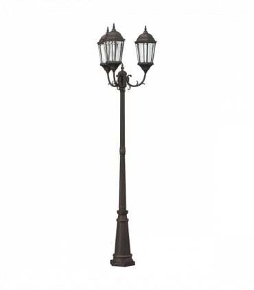 vidaXL Garden Light Bronze 235 cm Aluminium