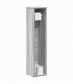 vidaXL Bathroom Cabinet with Roll Holder Grey Sonoma 20.5x20x90 cm
