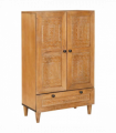 vidaXL Highboard Light brown 60 x 33 x 100 cm Solid mango wood