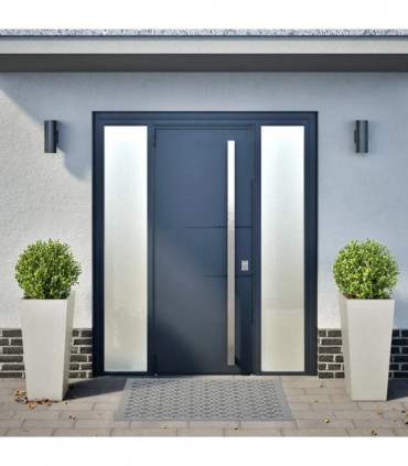 vidaXL Garden Planters 35x35x75 cm 2 pcs Stainless Steel