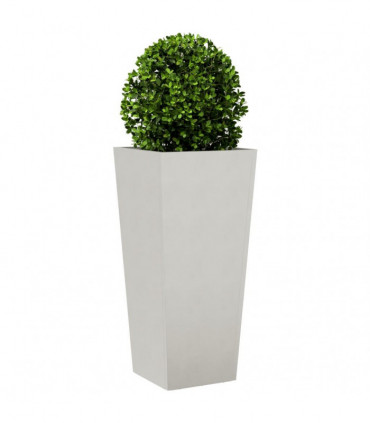 vidaXL Garden Planters 35x35x75 cm 2 pcs Stainless Steel