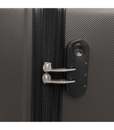 Four Piece Hardcase Trolley Set Anthracite