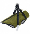 vidaXL Dog Coat with Harness Waterproof Reflective Army Green 2XL